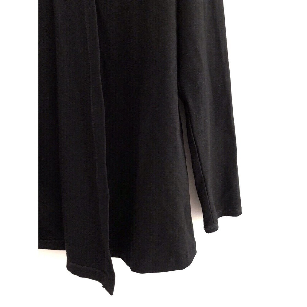 L.L Bean | Open Front Cardigan Womens XS Black Long Sleeves Stretch - Picture 5 of 8